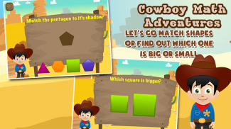Cowboy Preschool Math Games screenshot 3