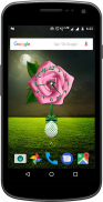 Rose flower clock wallpaper screenshot 4