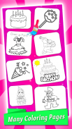 Birthday Party Coloring Book screenshot 5