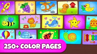 मुलांसाठी रंग खेळ: ड्रॉ, पेंट screenshot 5