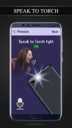 Speak to Torch Light - Clap to flash light screenshot 12