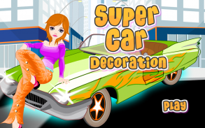 Girls Game-Decorating Car screenshot 0