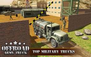 Fuera de la carretera camionero del ejército 2017 screenshot 5