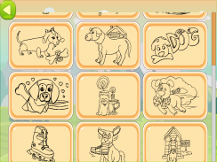 livro para colorir cão screenshot 3