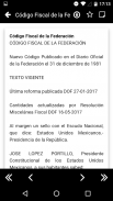 CFF - Código Fiscal de la Fede screenshot 3