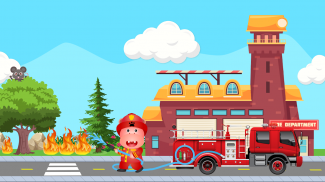 Truck Games: Fireman for kids screenshot 2