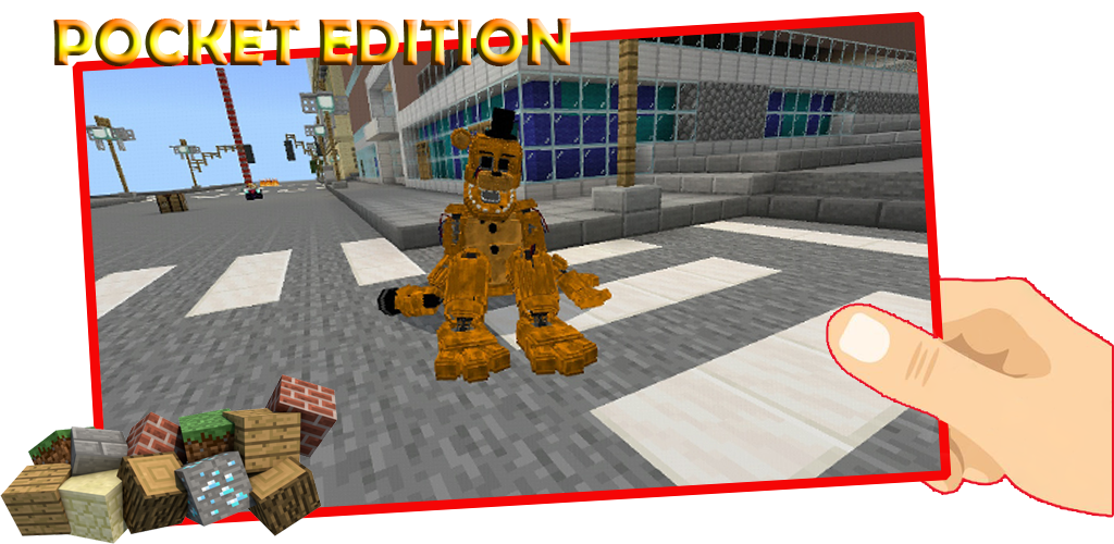 NEW game FNAF Fredy FIVE night mod for mInecraft MCPE