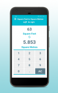 Square Feet to Square Meters ft² to m² Converter screenshot 3