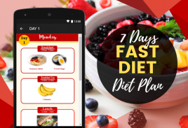 7 DAYS FAST DIET MEAL PLAN screenshot 3