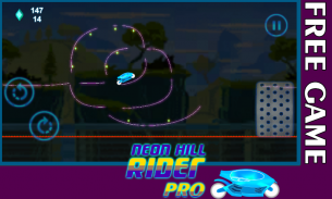 Neon Hill Rider Pro - Neon hill rider pro racing screenshot 4