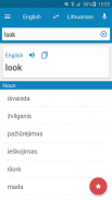 Lithuanian-English Dictionary screenshot 4