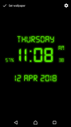 Digital Clock Live Wallpaper screenshot 0