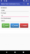 Meter Feet Centimeter Conversion screenshot 0