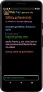 WebPad - personal wiki screenshot 10