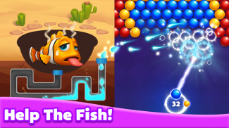 Bubble Shooter: ยิงบอลในตู้ปลา screenshot 1