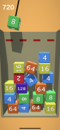 Tower Cube: 2048 merge 3D puzzle screenshot 3