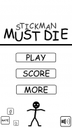 Stickman Must Die - Mini Games screenshot 0