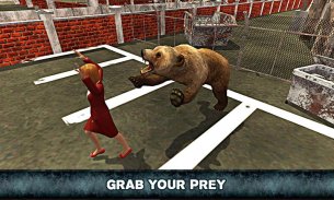 Wild Grizzly Bear City Attack Sim 3D screenshot 3