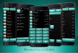 Dialer theme Gloss Green screenshot 0