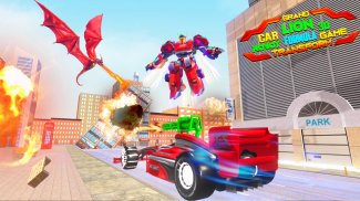 Formula Car Robot Dragon Battle screenshot 2