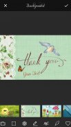 Thank You Cards Name Art Maker screenshot 0