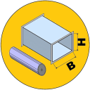 Rapid Calc Duct & Pipe Icon