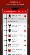 Viewing Order for Marvel Cinematic Universe screenshot 1