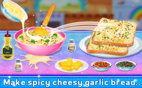 Garlic Bread Cooking Game screenshot 2