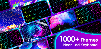 Neon LED Keyboard: Teclado LED