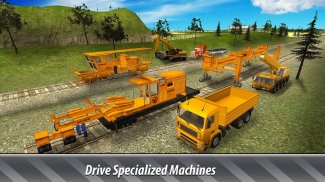 Railroad Building Simulator - construir estrada! screenshot 11
