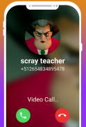 fake call Video From Scary Teacher Simulator Prank screenshot 0