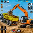 Construction Excavator Games Icon