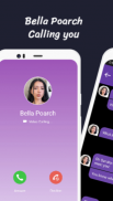Bella Poarch Video Call and Fake Chat ☎️ Prank screenshot 2