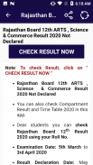 Rajasthan Board 10th 12th Result 2020 screenshot 2