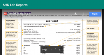 AHD Lab Reports screenshot 5