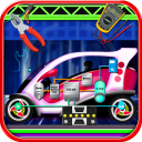 Electric Car Repairing - Auto Mechanic Workshop Icon