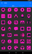 Pink and Black Icon Pack screenshot 23