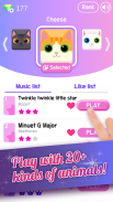 Magic Cat Piano Tiles: Permainan Musik Piano Hewan screenshot 5