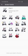 Baru lucu Panda stiker WAstickerApps screenshot 0