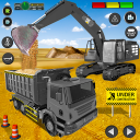 Excavator Construction Game Icon