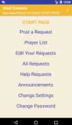 "Vital Concern" Church App Communication Network screenshot 7