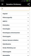 Genetics Dictionary screenshot 1