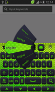 Color verde de neón Keyboard screenshot 2