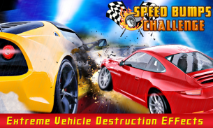 100 speed bumps challenge : car simulation screenshot 0