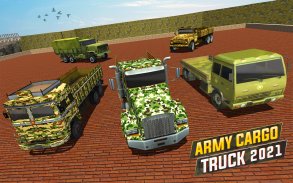 Army Vehicle Cargo Transport: Truck Driving Games screenshot 3