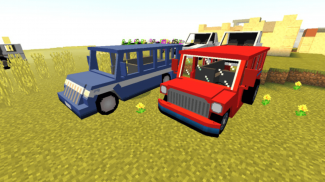 MCPE Vehicles Cars Mod screenshot 2