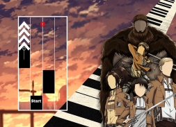 New Anime Games Titan - Piano Eren AOT Kyojin screenshot 1