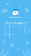 校园课程表制作 - 开学季中学生和大学生制作自己的课表日程表及待办事项 screenshot 0