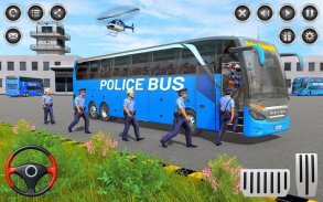 US پلیس اتوبوس بازی شبیه ساز screenshot 0