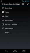 Simple Calendar Widget screenshot 6